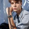OLEVS Men's Analog Quartz Watch Rose Gold Stainless Steel Classic Business Casual Waterproof with Day-Date Feature