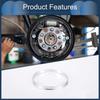 INFINAUTO Hub Centric Rings, 108mm OD X 106.1mm ID, Aluminum Alloy, Silver Tone, 4 Pieces