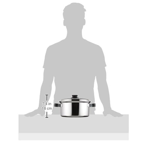 Vita Craft Arizona 24cm Silver Saucepan with Recipe Included, 8547