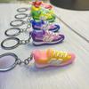 1Pcs Creative Simulation Mini Sports Shoes Silicone Keychain Pendants For Car Key Bag Phone Case Ornament Men Women Keyring Gift