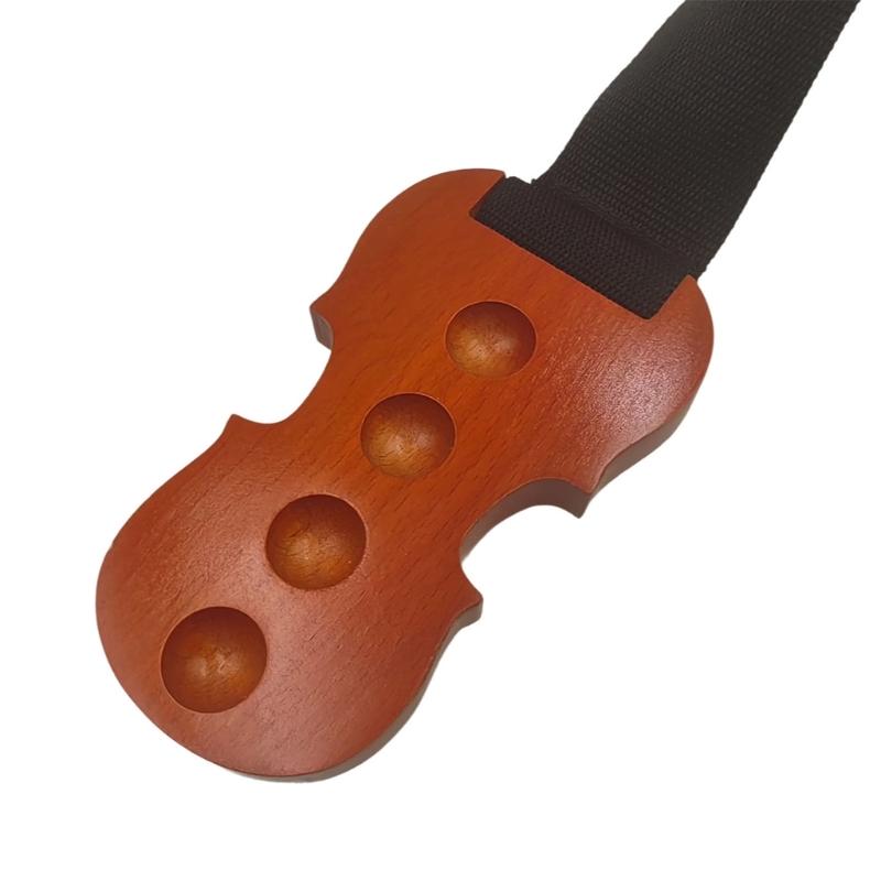 Ergonomická protiskluzová podložka pod cello vyrobená z masivního dřeva pro bezpečné umístění a dlouhodobé používání