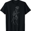 Hand Drawn One Line Art Rose T-Shirt