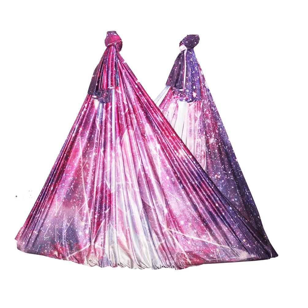 2026 New Aerial Yoga Hammock Fabric Flying Pilates Yoga Swing Silk Aerial Anti-Gravity Traction Device Fitness Yoga Home Gym