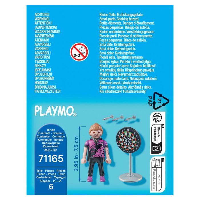Joueur De Fléchettes - PLAYMOBIL - Blanc - Enfant - 4 Ans - Garantie 2 Ans