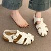 Sandals Women's Summer Outer Wear New Woven Hollow Pig Cage Shoes Thick-soled Bag Head Cool Single Shoes