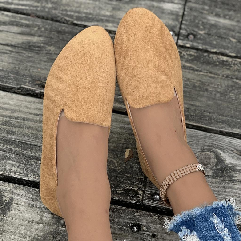 Large Size Mary Jane Shoes Spring and Autumn New Shallow Mouth Round Head Flat Bottom Fashion Single Shoes Casual