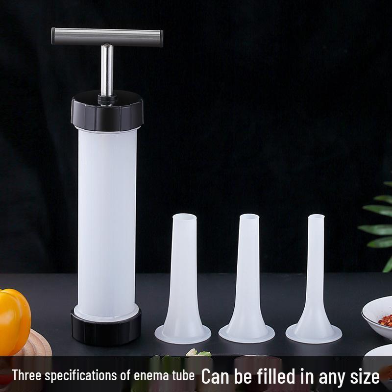 Manual Hand-Push Sausage Maker Tool for Homemade Sausages