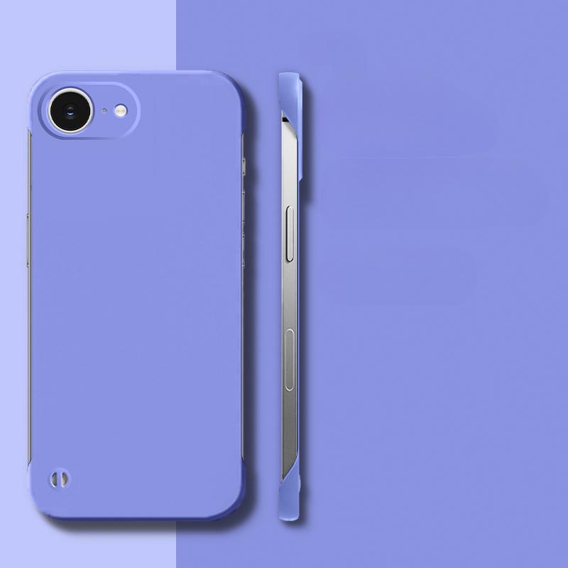 16E Ultra-thin Frameless Phone Case for iPhone 16 E 16 Pro Max 16 Plus Matte Hard PC Protection Back Cover Shell For Apple 16 Pro 16+ Candy Color Case
