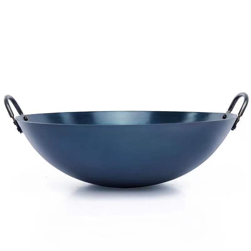Kangyile 45cm Double-Handle Cast Iron Wok
