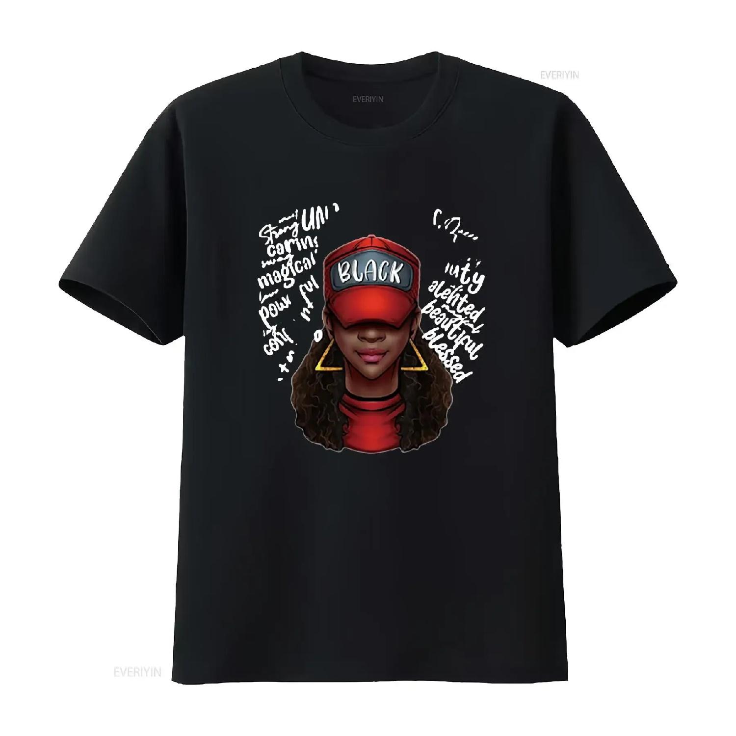 

Cool Women s T Shirt Casual with Retro Print vintage Washed streetwear Unisex designer clothes Stretched Stylish homme graphic XXXXXL чорний