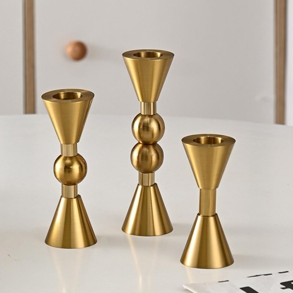 3Pcs Table Centerpiece Candlestick Holders Decorative Candle Holder  for Wedding, Holiday,Party