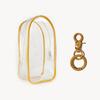 Colorful Transparent Protector Case Organizer Box for 17cm Labubu V3 Dolls Outdoor Display Bag With Keychain Doll Accessories
