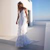 2 New, Dress Long Dress Sexy Collar White Suspender Dress Dress