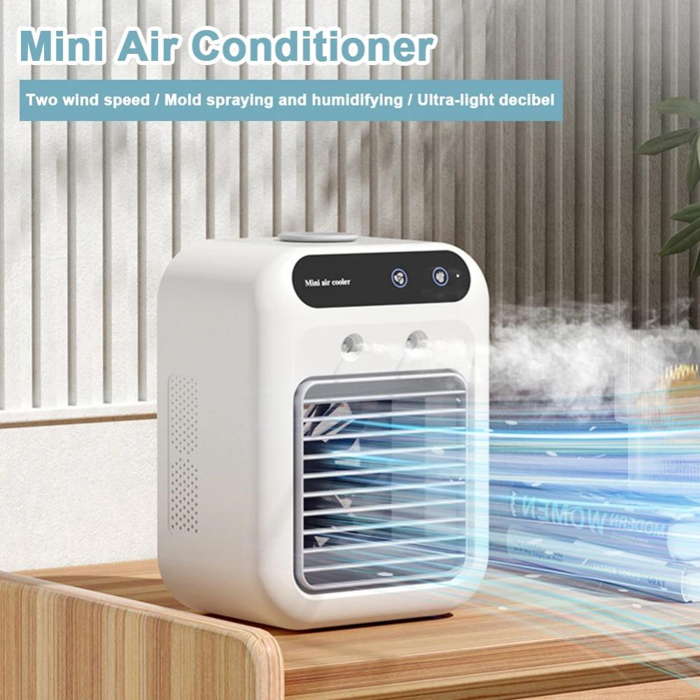 Portable Air Conditioner Fan Mini Evaporative Air Cooler with Humidifier Air Cooling Fan Quiet for Home Office Bedroom Use