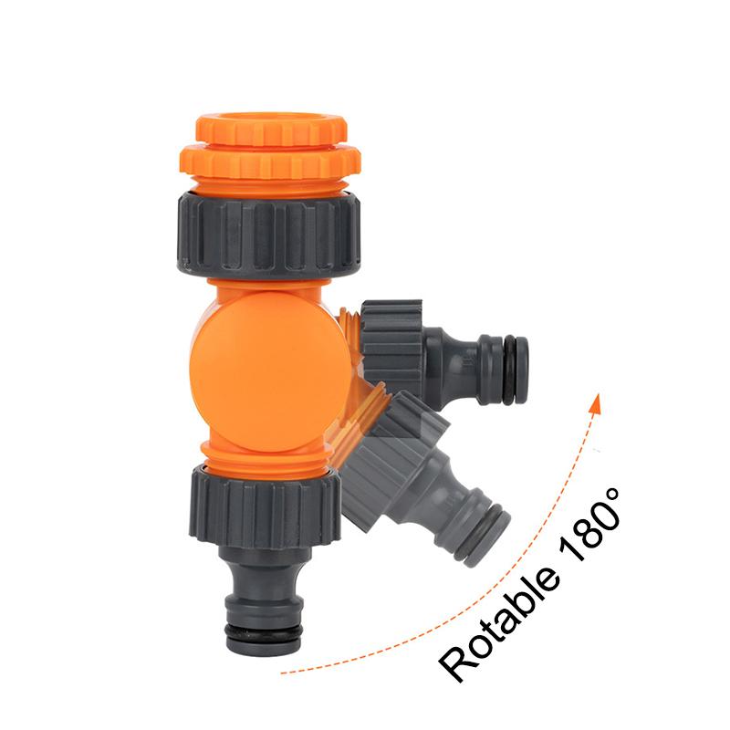 Gartenschlauchverbinder, 1/2 Zoll Wasserhahnadapter, Kunststoff Schnellkupplung Klickverschluss für Bewässerung