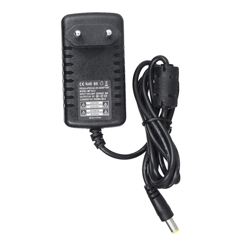 MAT-9V 2A Effect Power Supply Adapter Suitable for Guitar and Bass Effects 100~240V Input EU and US Plugs