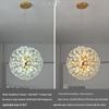 Modern Crystal Dandelion Chandelier for Living Room, Bedroom, or Dining Room - 2025 Style