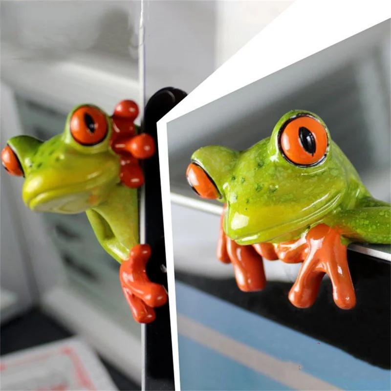 Frog Resin Crafts Computer Accessories Desktop Decoration Creative Animal