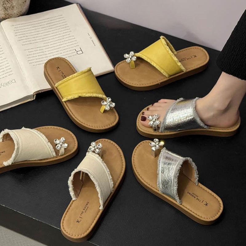 Soft-soled Shoes Slippers Flat Beach Slippers