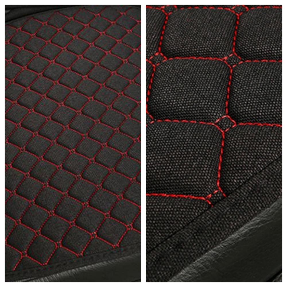 Car Seat Cover Flax Four Seasons Front Cushion Breathable Protector Mat Pad
