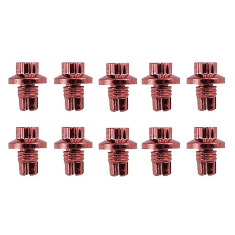 10pcs/Set Wheel Rivets Nuts Caps For Universal Cap Lip Screw Bolt Tires Rim Cover Decoration Replacement Car Styling Accessroies