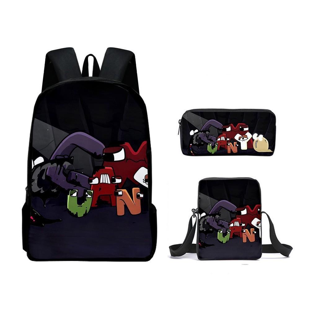 Alphabet Lore Kids School Bag With Durable Oxford Material And Lightweight Comfort For School Use