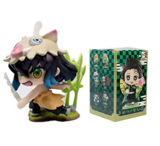 Demon Slayer Tanjiro Kamado Nezuko Anime Cartoon Figur Blind Box Kreative Personalisierte Statue Modell Ornament Überraschungsgeschenkbox