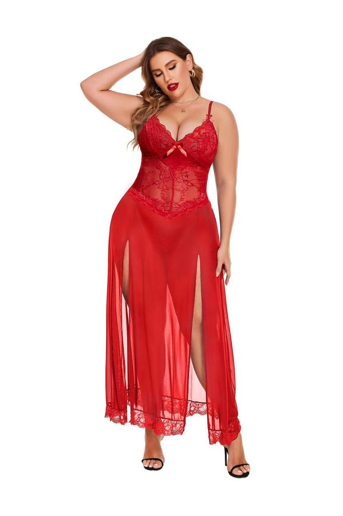 Dámská móda Velká noční košile Plus Size Fantasy noční košile