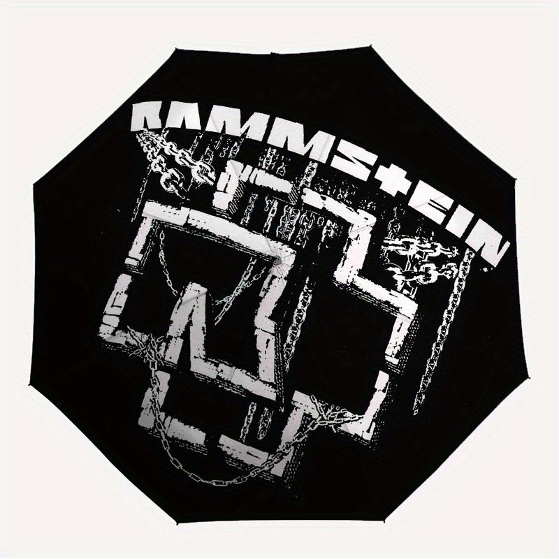 1pc Rammstein Themed High-quality Umbrella,Automatic Opening and Closing Umbrella,Multi-functional Umbrella G0811018