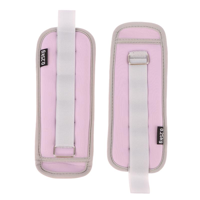 1Pair Adjustable Ankle Weights (0.25Kg*2Pcs) Neoprene Leg Arm Straps For Fitness Aerobics Physical Therapy For Women Men Kids
