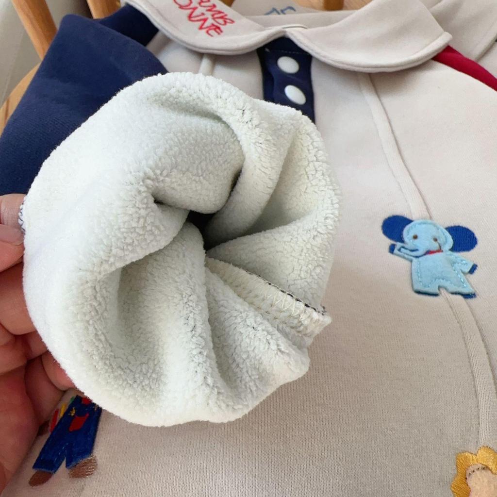 Unisex Kinder Kapuzenpullover mit Patchwork-Design und Fleece-Futter - Winterstyle 2025, Dick & Warm für Jungen