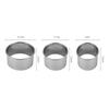 Stainless Steel Dumpling Skin Cutter 3pcs Round Shaped Biscuit Mold DIY Pastry Cake Baking Tools Kitchen Bakeware Gadget