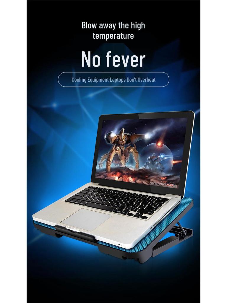 N99 Laptop Cooler 14"-15.6" Stand with Dual Fans