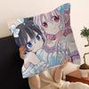 Happy Sugar Life Pillow Covers Cartoon Sofa Decorative Home Doublesided Printing Short Plush Cute Cushion Cover