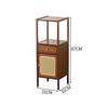 Plant Stand with Cabinet Compact Storage Drawer areaSaving