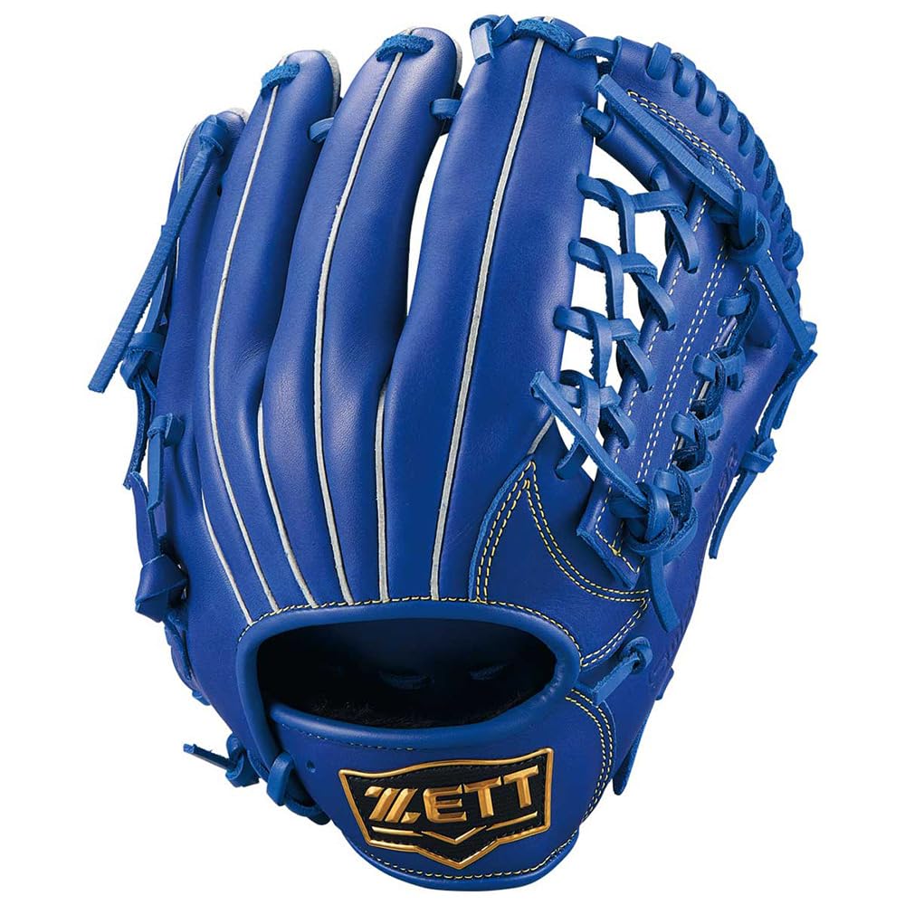 ZETT Youth Softball Glove GLOVE Soft Steer All-Round Use Royal Blue Size L BJGB74540F