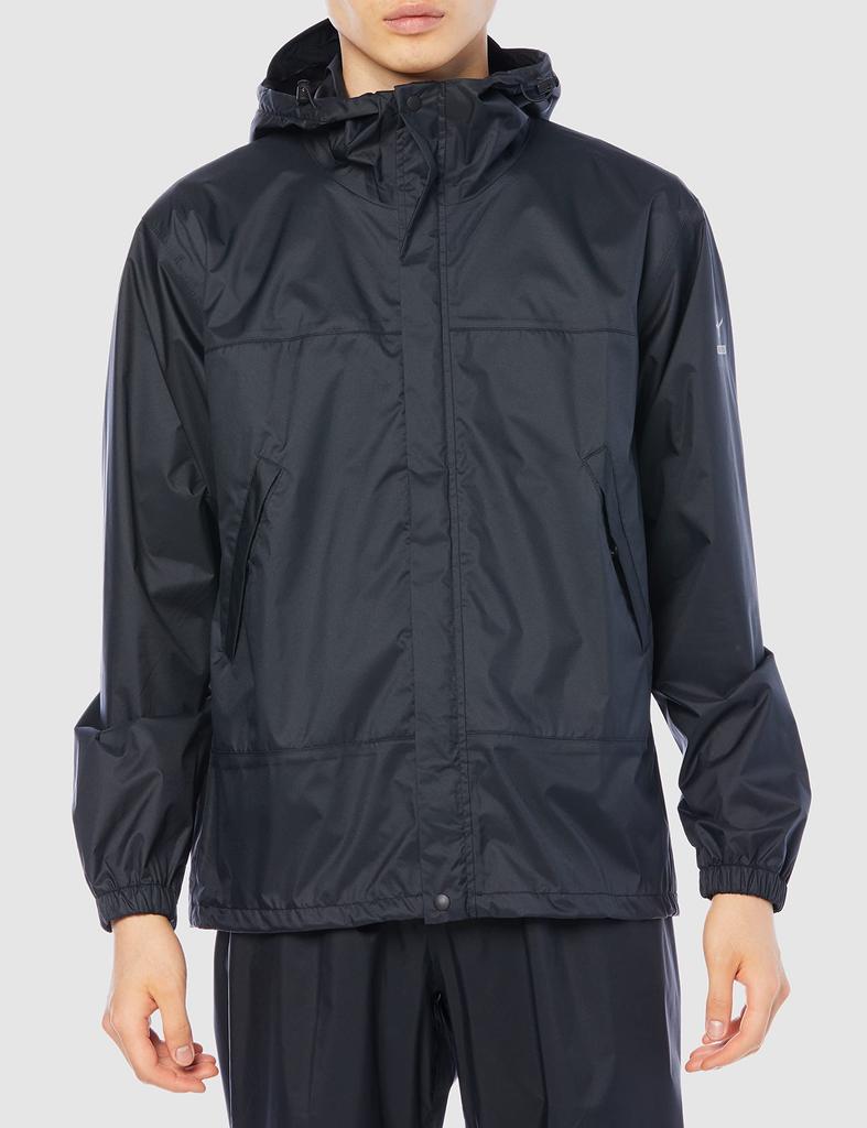 Îmbrăcăminte de ploaie Bergtech Aquablock Costum de ploaie Top și Pantaloni 20 Durabil Rezistent la Apă L [Mizuno] Set, Spălări, Repelent, Exterior, B2JG2A01, Negru,