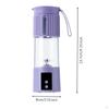 Portable Electric Juicer Cup USBChargeable with Carry Loop Cordless Blender for