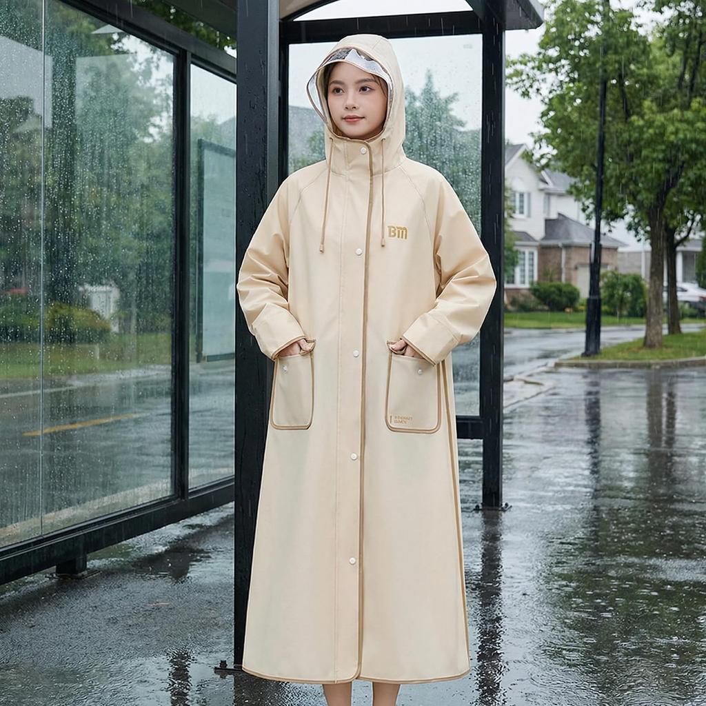 [Alaiyaky] Raincoat, Rain Suit, Long Length, Rain Wear, Rain Coat,