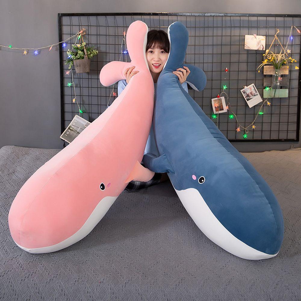 Cartoon Stuffed Animal Doll Whale Shark Stuffed Toys Giant Whale Plush Toy Whale Pillow Cushion