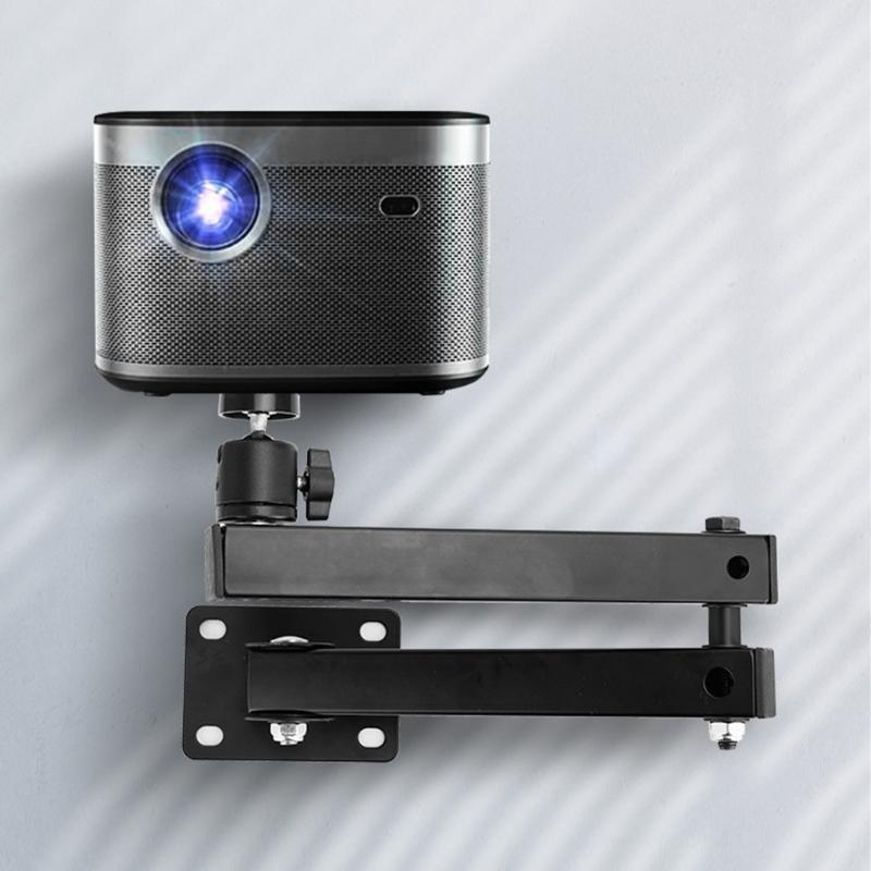 Foldable Wall Mount Bracket 90x64mm Featuring Two Axises for Projection and Camera Compatibility Wall Mount