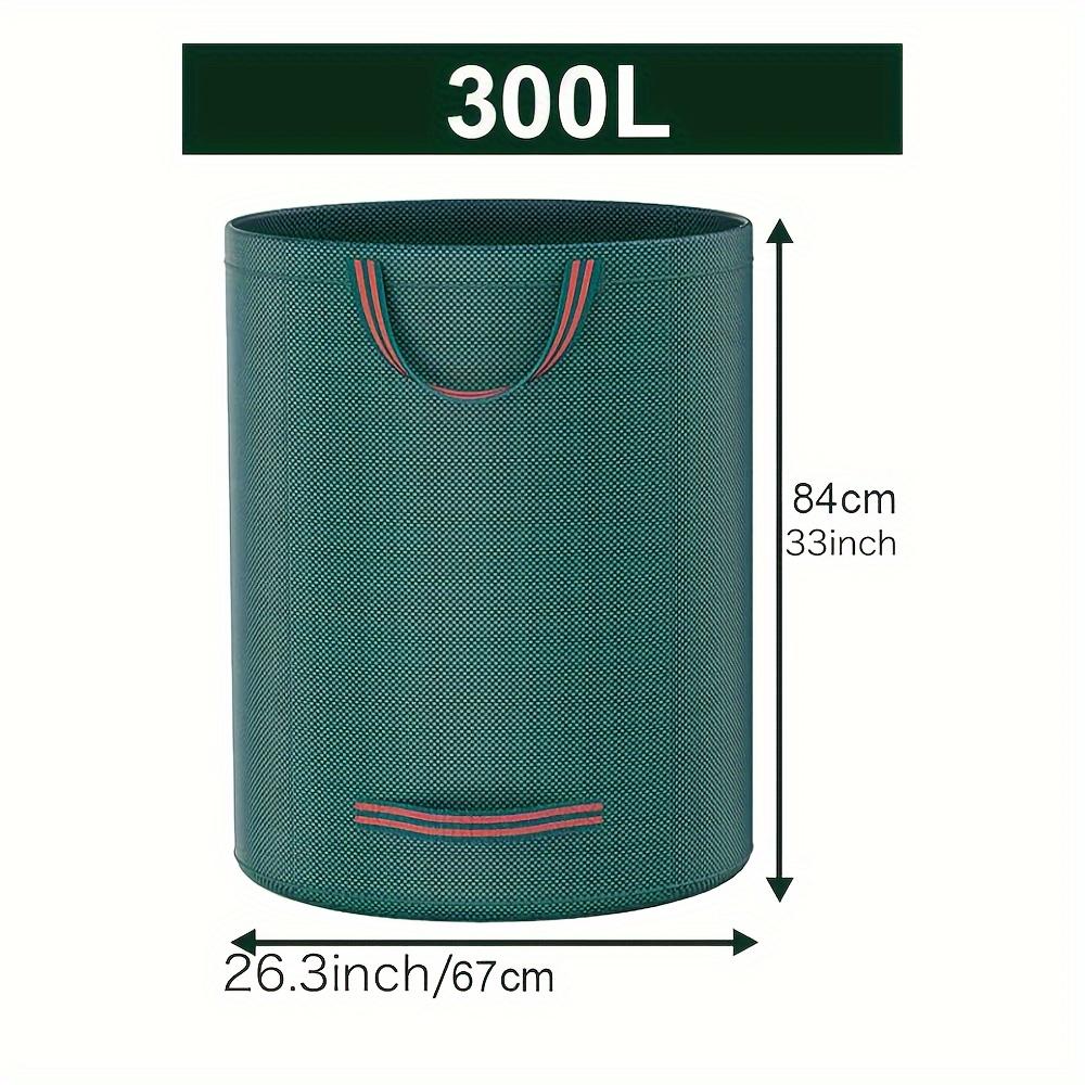 Bolsas para Residuos de Jardín - Reutilizables de PP de Alta Resistencia con Asas, Gran Capacidad con Tejido Industrial y Asas para Recogida de Plantas, Césped y Hojas