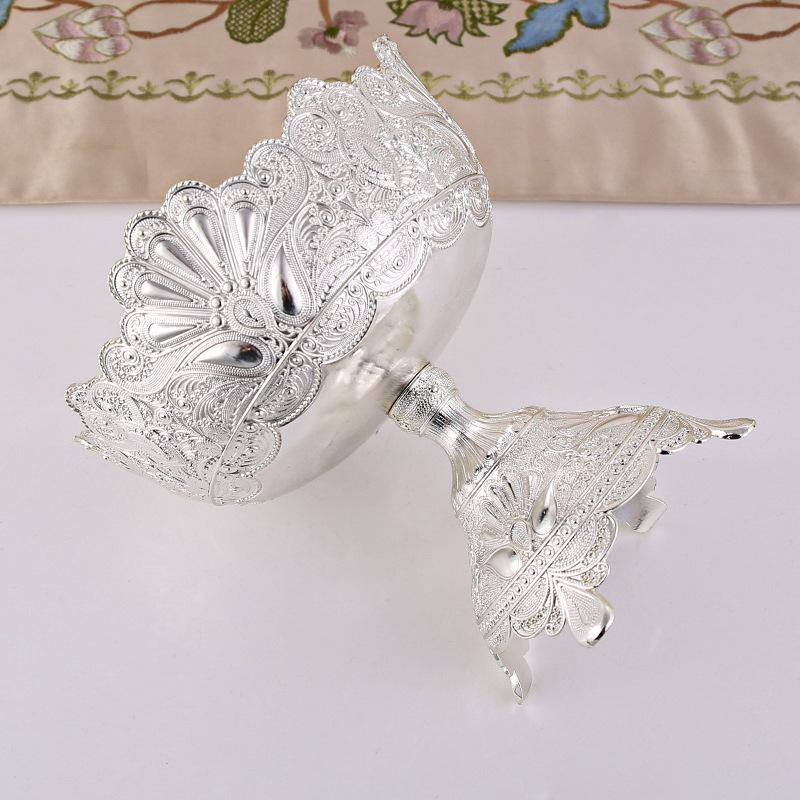 Металлическая фруктовница в форме чаши, фруктовница KTV, украшение для гостиной дома, кофейного столика, металлическая фруктовая тарелка, креативное украшение