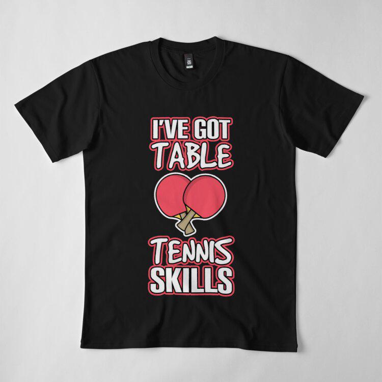 Buy Men's Premium Tshirt 200gsm Cotton Double Yarn Tees Table Tennis