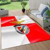 Sport Lisboa e Benfica2 Flannel Pattern Square Carpet,Area Rug,Carpet Rug for Living Room Bedroom Sofa Playroom Decor,Non-slip Floor Mat