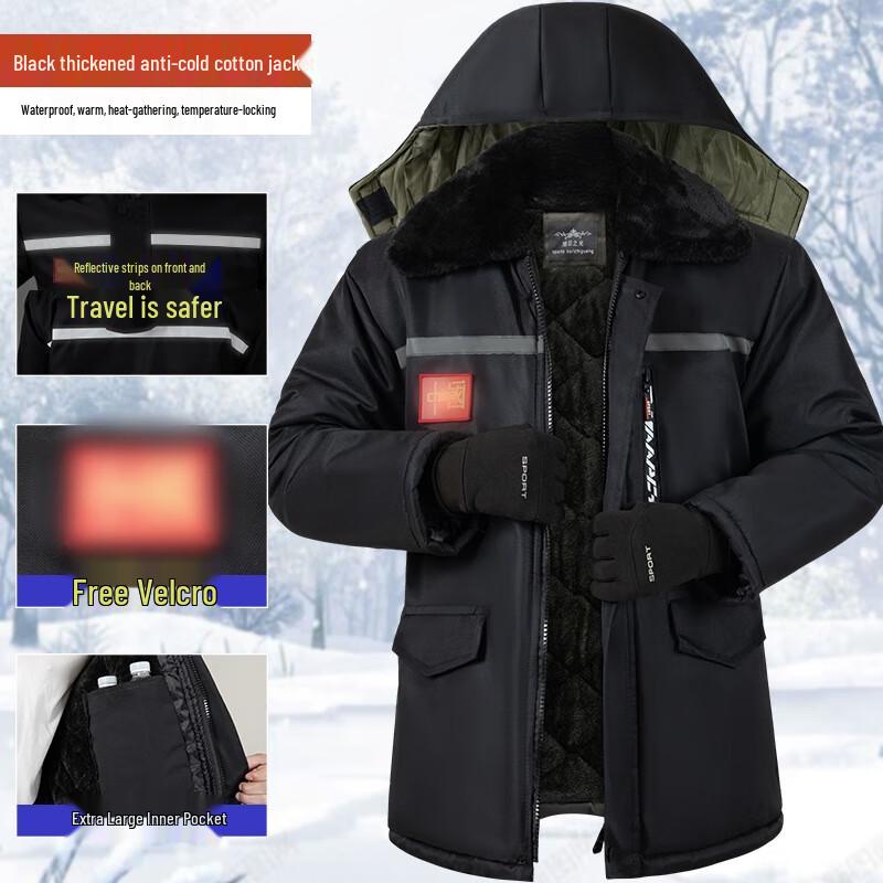 

Qiao Xiuyuan Winter Waterproof Thickened Cotton Overcoat
