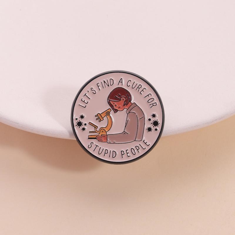 Frauen in der Wissenschaft Emaille-Anstecknadeln Feminismus Broschen Reversabzeichen Experimentelle Studien Schmuck Geschenk für Studenten Freunde