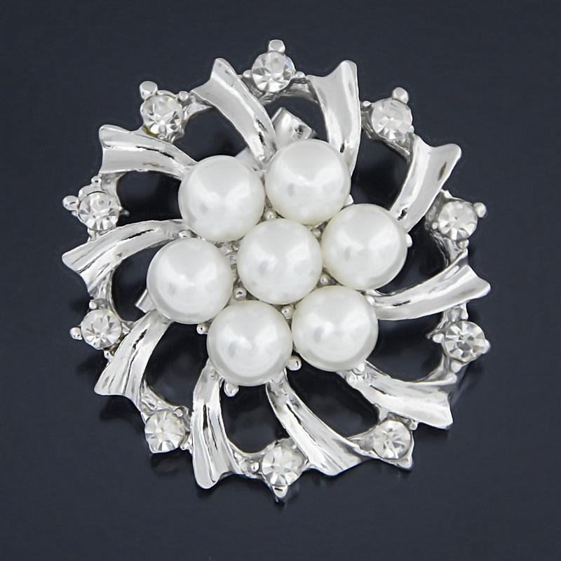 Crystal Pearl Exquisite Brooch Lapel Pin - Hot Selling Clothing Accessory