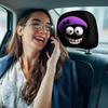 Funny Headrest Covers For Cars 2 Pieces Auto Interior Decorations Vehicle Headrest Protector For Car Owners SUVs RVs Drivers