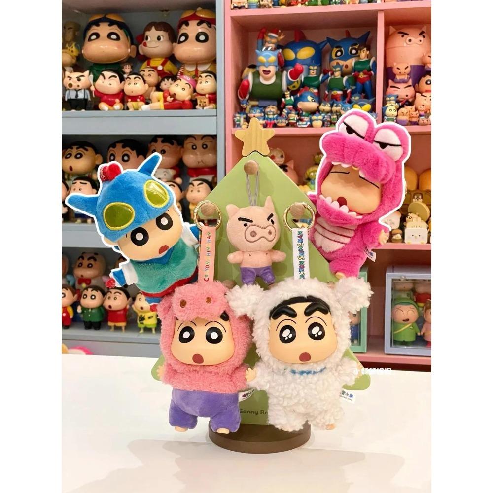Toptoy CrayonShin-Chan Blind Box Kostümparty Serie Vinylpuppe Anime Actionfigur Mystery Box Kawaii Sammlung Modell Spielzeug Geschenk